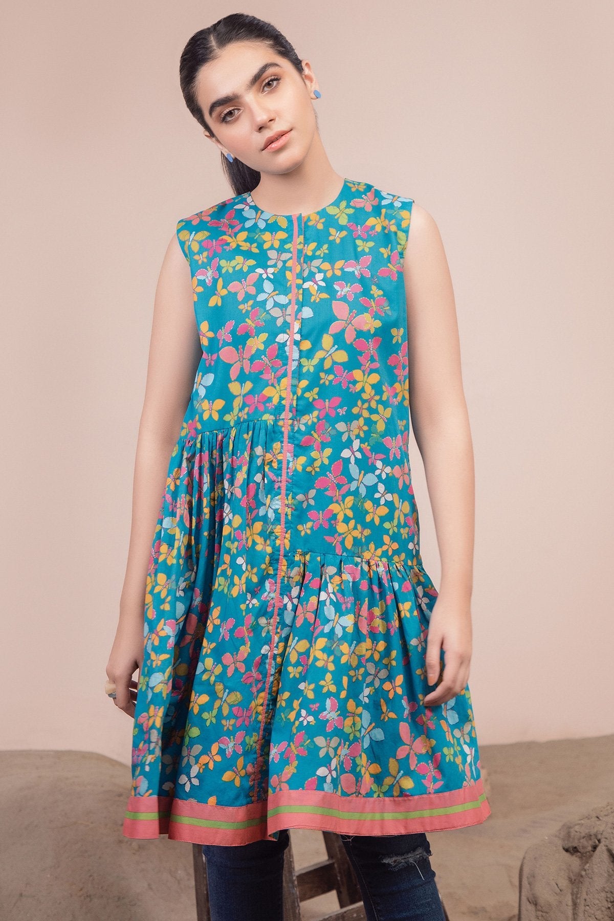Alkaram - 1 Pc Printed Lawn Shirt