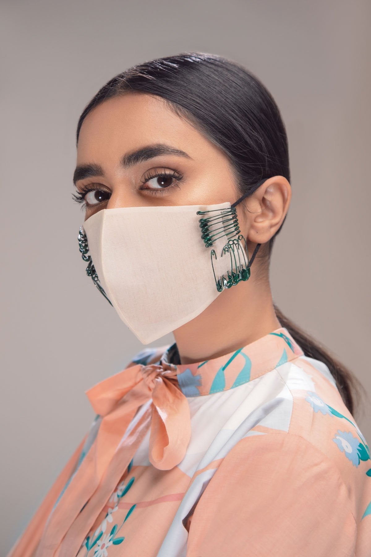 Alkaram - 2 Pc Printed Cambric Suit With Dyed Cambric Trouser