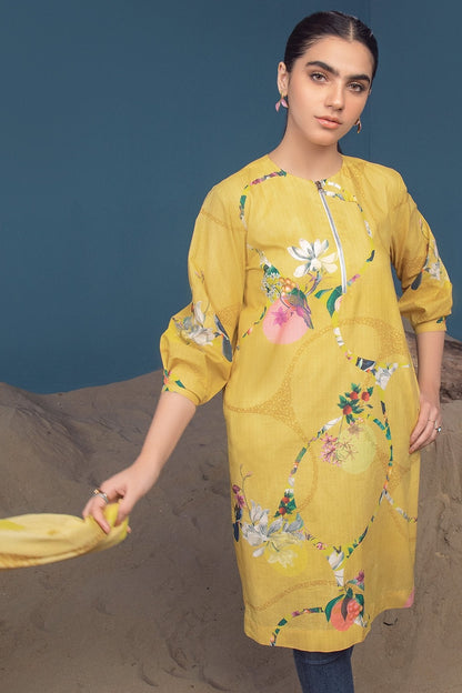 Alkaram - 2 Pc Digital Printed Cambric Suit With Printed Cotton Viscose Dupatta