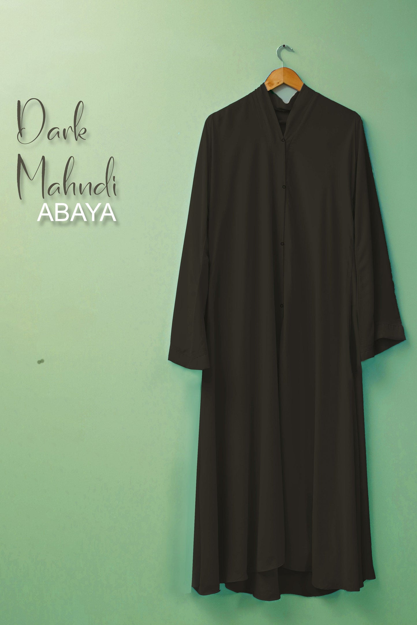 Bustangi - Dark Mahndi Abaya