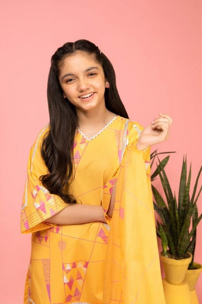 2 Pc Printed Cambric Suit