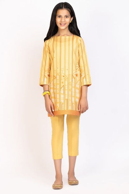 2 Pc Printed Cambric Suit