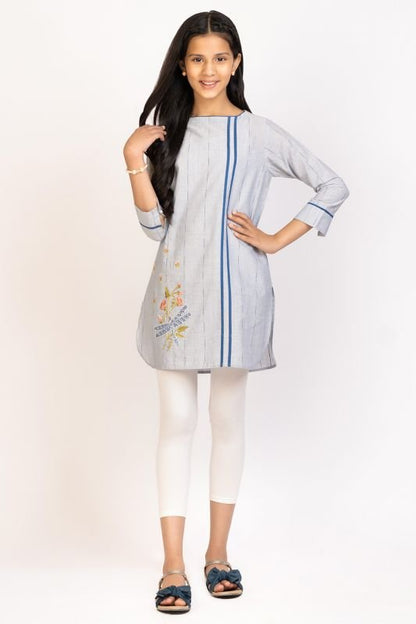 Dyed Embroidered Kurti