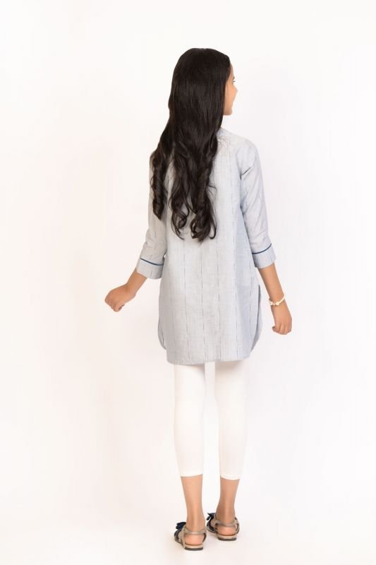 Dyed Embroidered Kurti