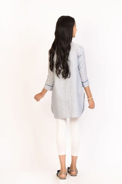 Dyed Embroidered Kurti