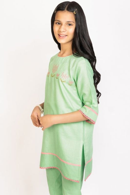 Alkaram - 2 Pc Dyed Jacquard Suit