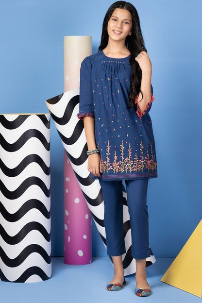 Alkaram - 2 Pc Embroidered Cambric Suit
