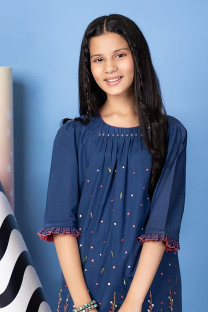 Alkaram - 2 Pc Embroidered Cambric Suit
