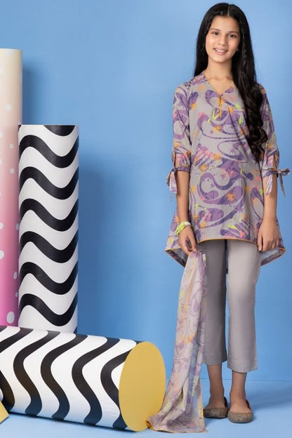 Alkaram - 3 Pc Dyed Cambric Suit