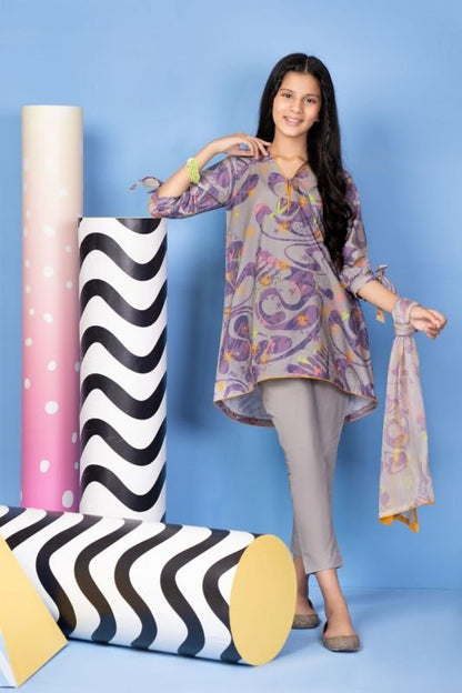 Alkaram - 3 Pc Dyed Cambric Suit