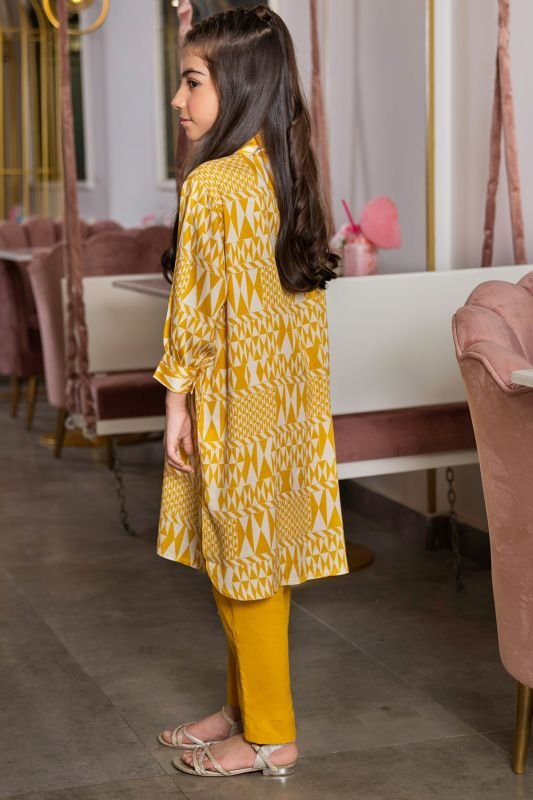 Alkaram - 3 Pc Printed Cotail Viscose Suit