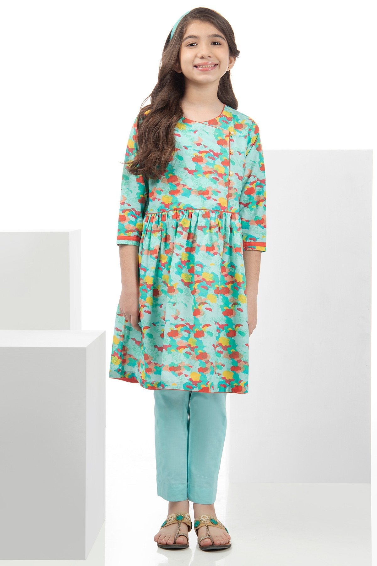 Alkaram - 3 Pc Printed Cambric Outfit