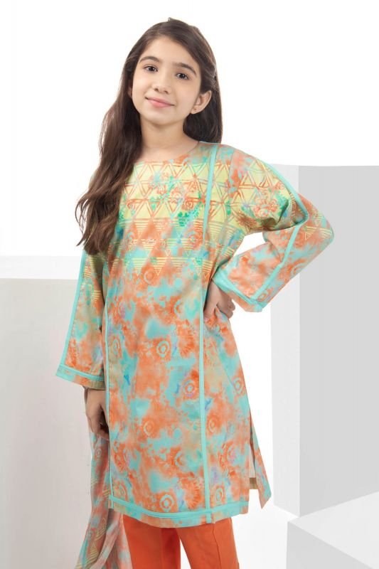 Alkaram - 3 Pc Printed Cambric Outfit