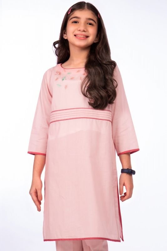 Alkaram - 2 Pc Embroidered Dobby Outfit