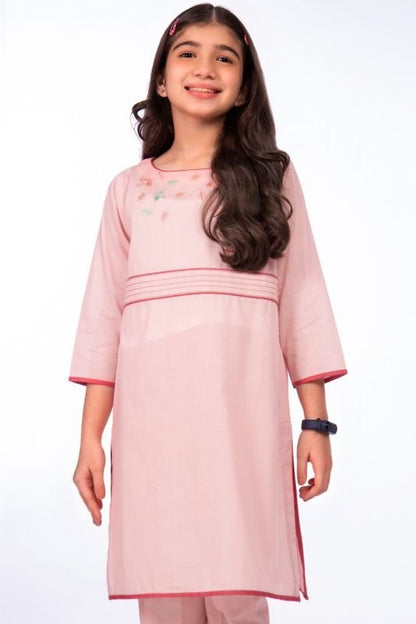Alkaram - 2 Pc Embroidered Dobby Outfit