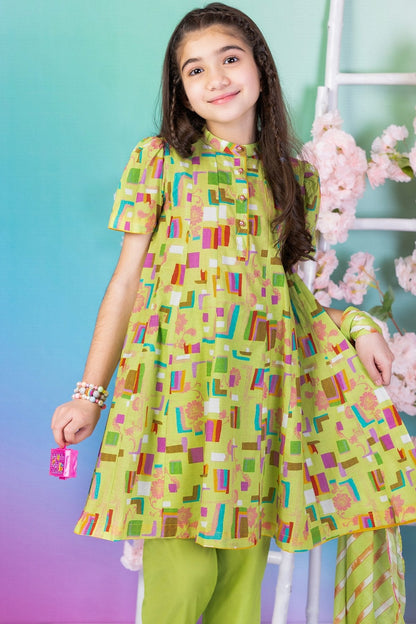 Alkaram - 3 Pc Printed Cambric Outfit