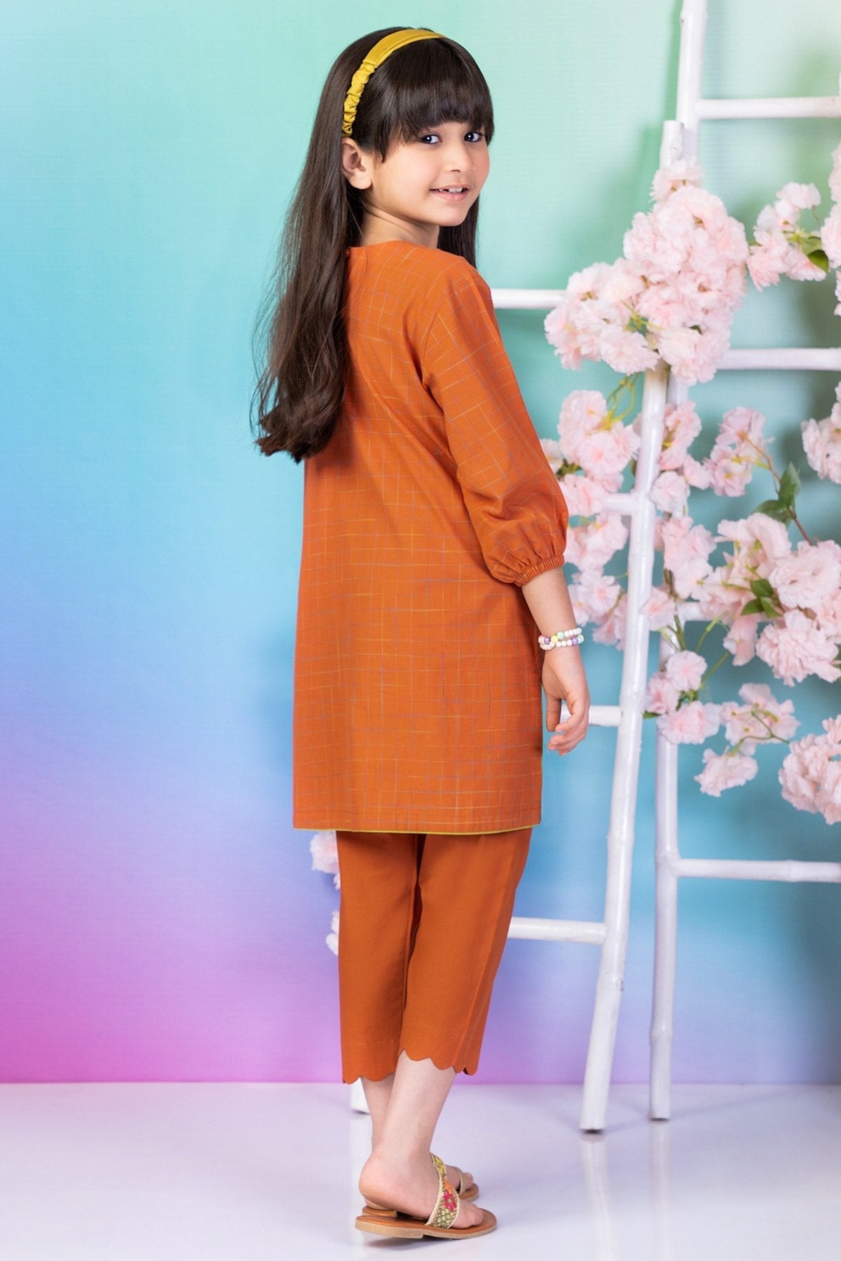 Alkaram - 2 Pc Embroidered Yarn Dyed Outfit