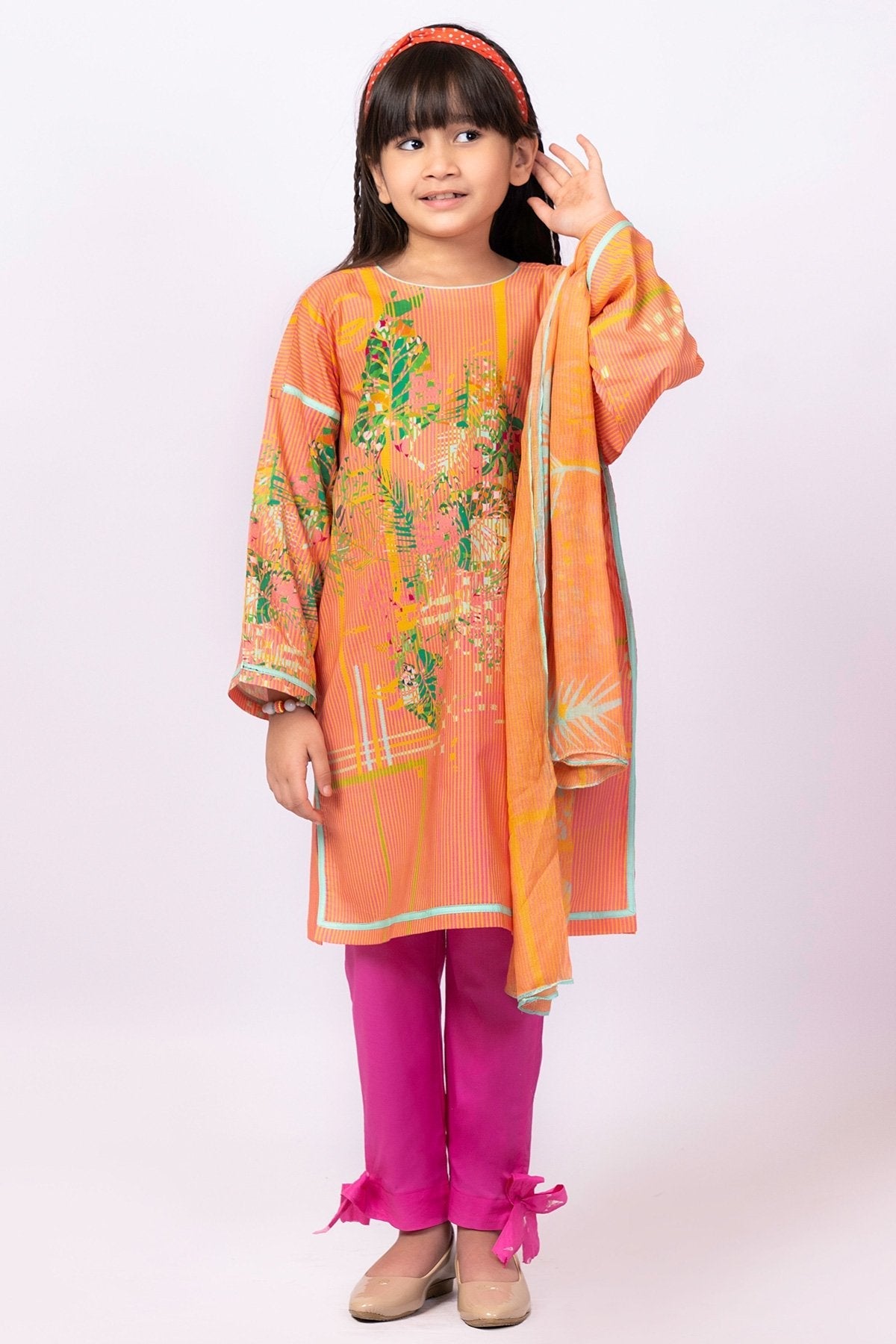 Alkaram - 3 Pc Printed Lawn Outfit