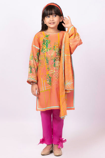 Alkaram - 3 Pc Printed Lawn Outfit