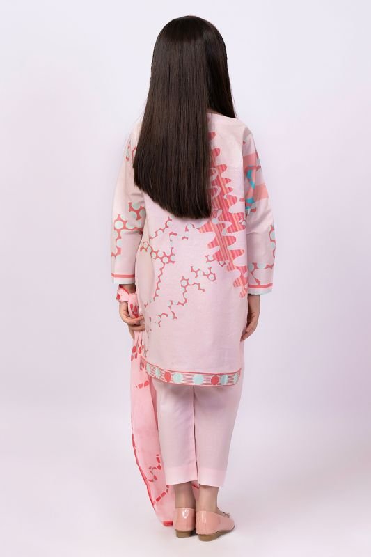 Alkaram - 3 Pc Printed Cambric Outfit