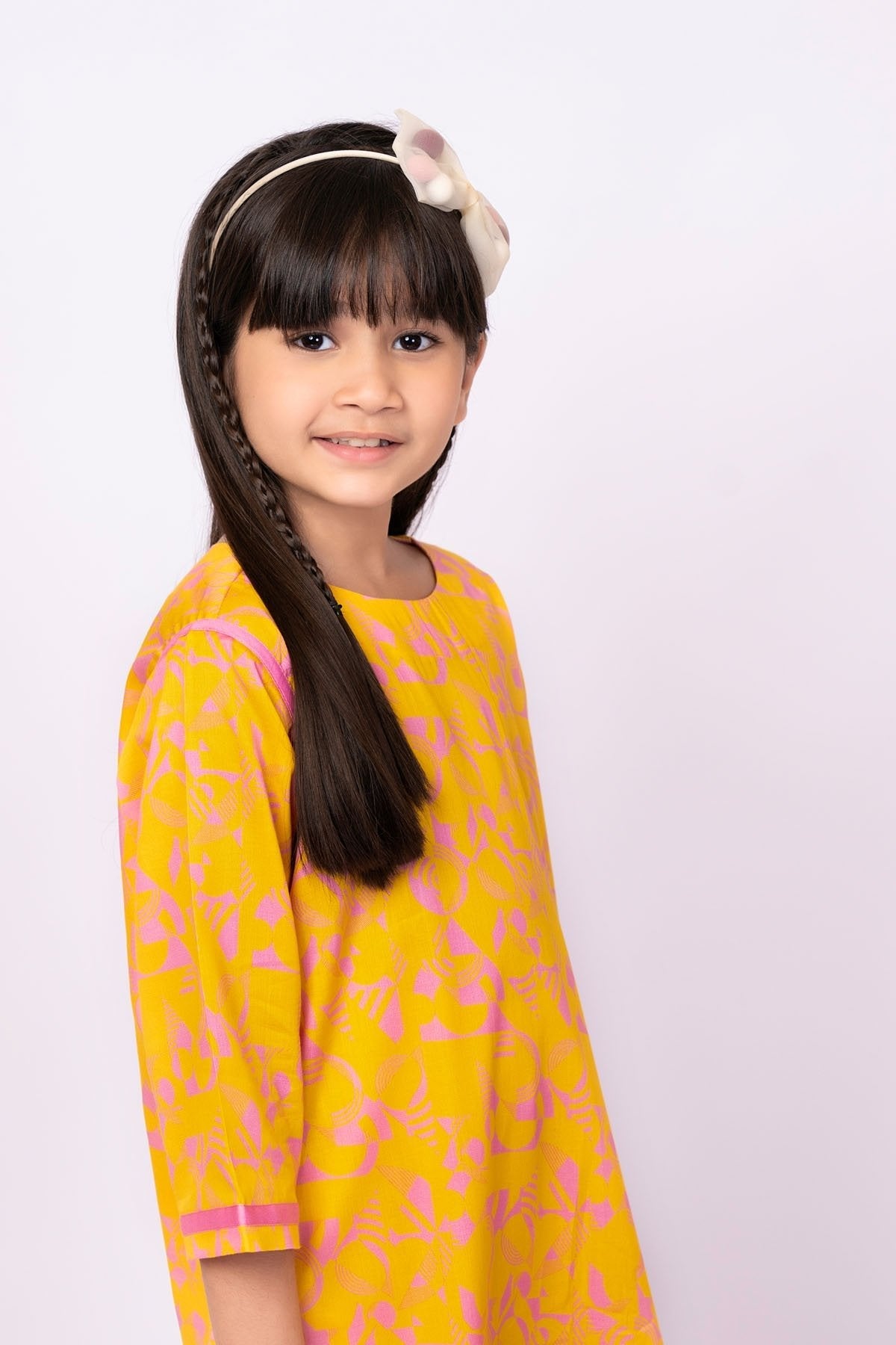 Alkaram - 3 Pc Printed Satin Outfit