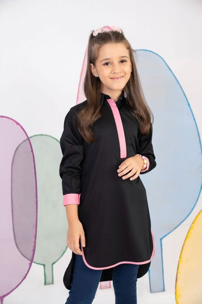 Dyed Cotton Satin Kurti