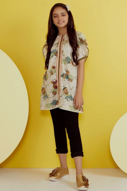 Printed Lawn MAK Girl Kurti