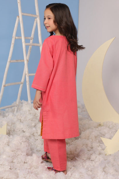 2 Pc Embroidered Khaddar Outfit