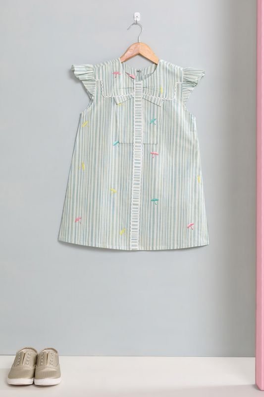 Dyed Embroidered Yarn Dyed MAK Kurti