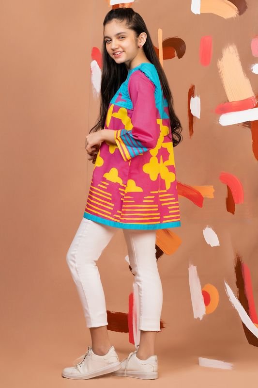 Printed Fusion Kurti