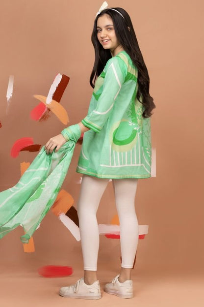 2 Pc Printed Lawn Suit