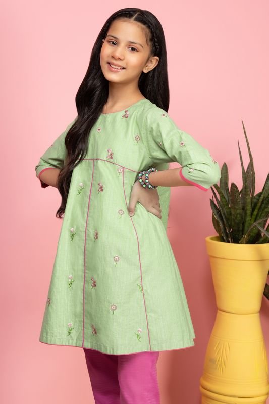 2 Pc Embroidered Jacquard Suit