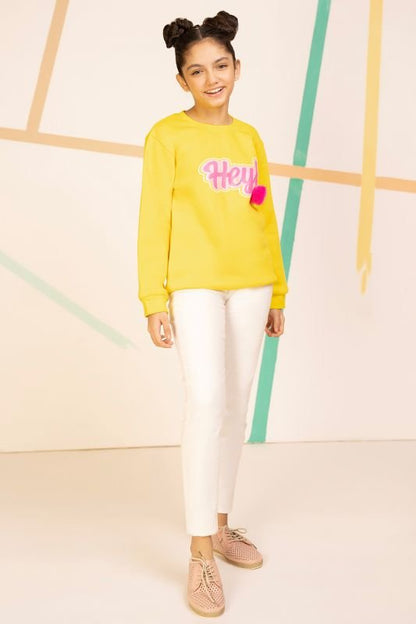 Alkaram - MAK Girl Crewneck Sweatshirt