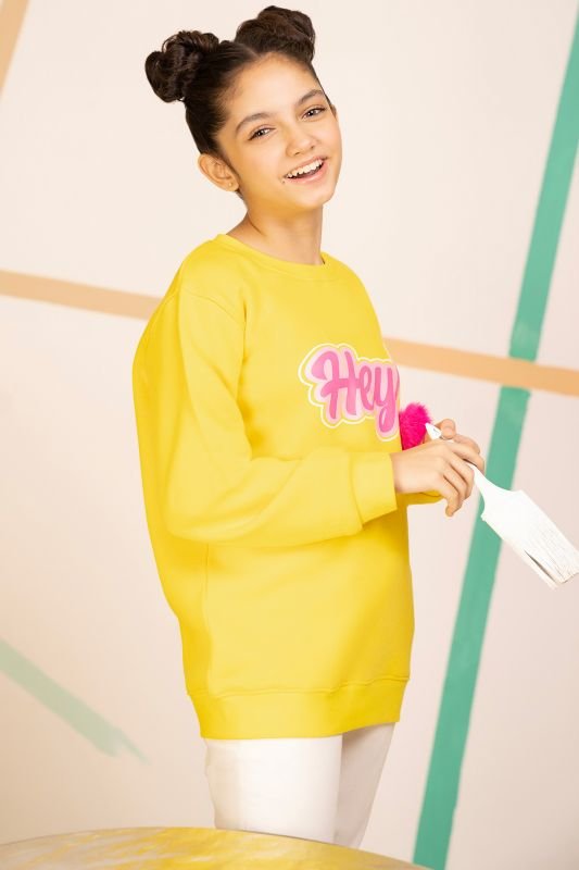 Alkaram - MAK Girl Crewneck Sweatshirt
