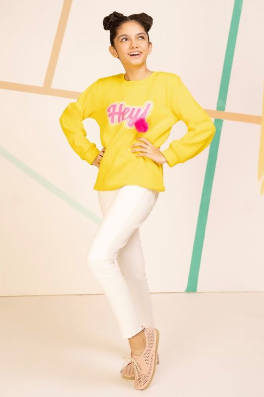 Alkaram - MAK Girl Crewneck Sweatshirt
