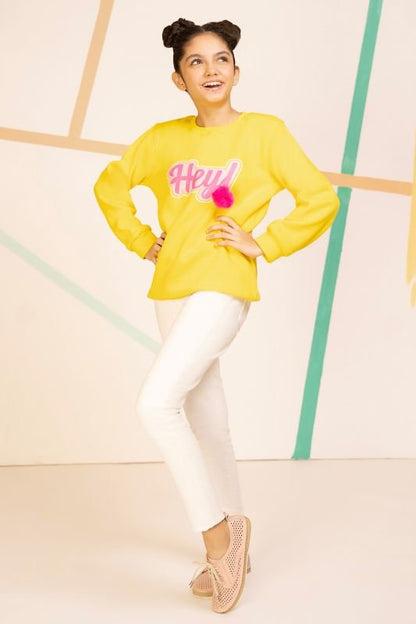 Alkaram - MAK Girl Crewneck Sweatshirt
