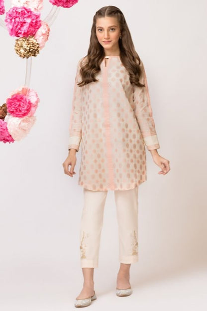 Formal Jacquard Kurti-XXS