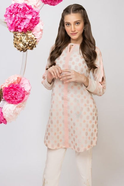Formal Jacquard Kurti-XXS