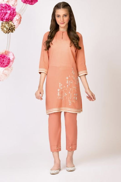 2 Pc Jacquard Suit
