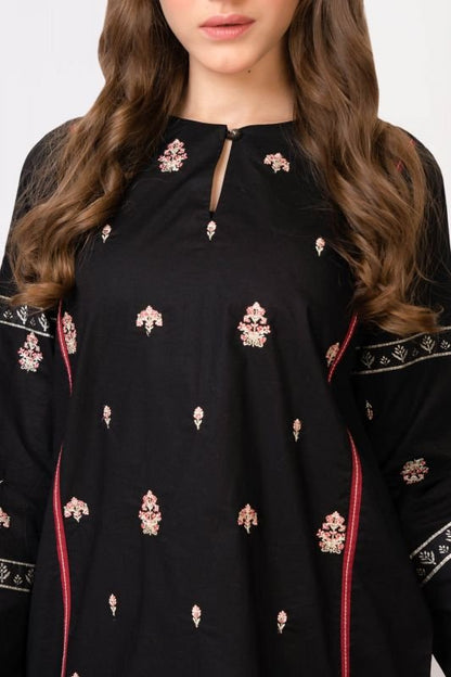 2 Pc Cambric Embroidered Suit