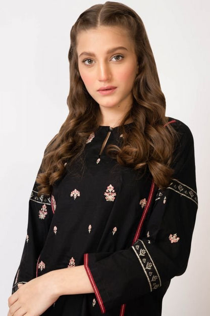2 Pc Cambric Embroidered Suit