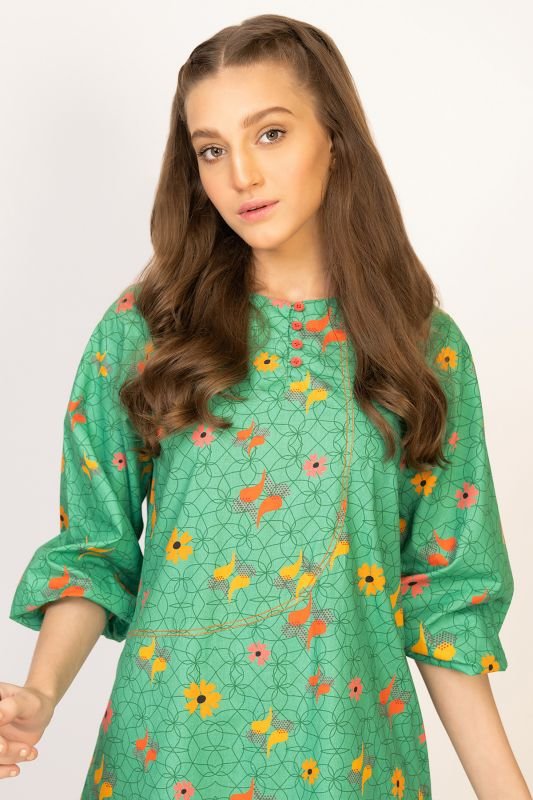 Printed Lawn Kurti