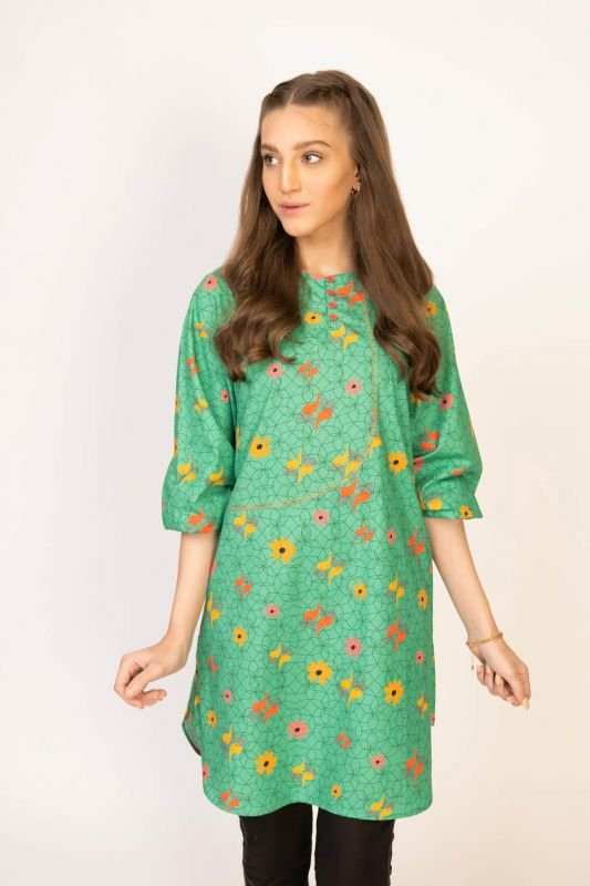 Printed Lawn Kurti
