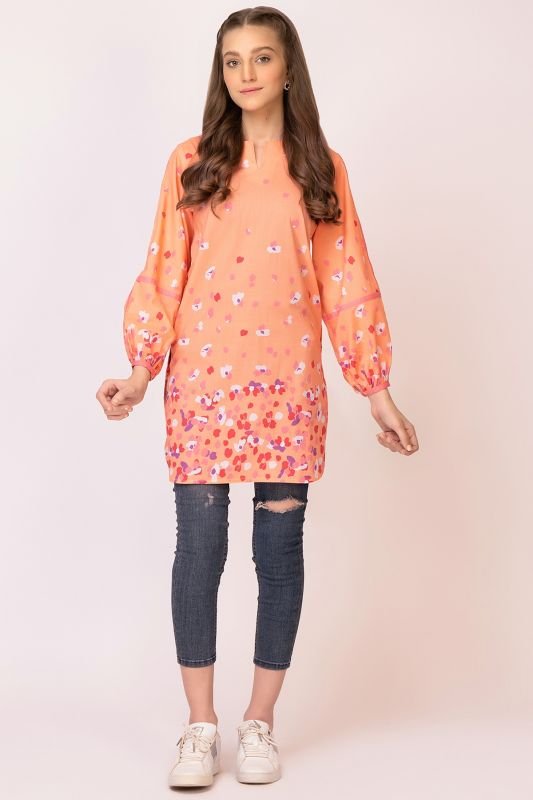 Printed Cambric Kurti