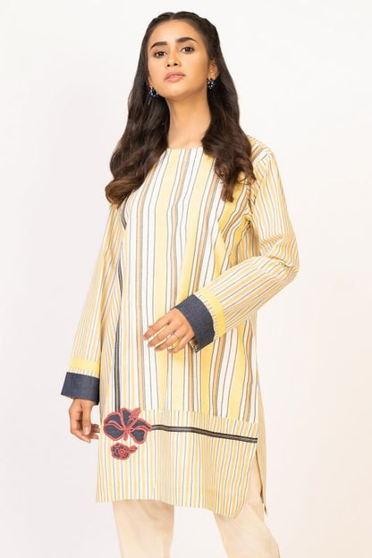 Dyed Embroidered Kurti