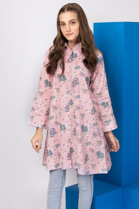 Printed Lawn Kurti