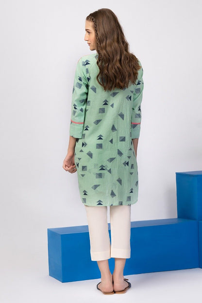 Alkaram - Dyed Embroidered Jacquard Kurti