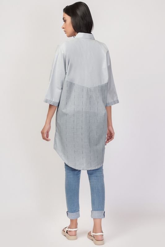 Dyed Embroidered Kurti