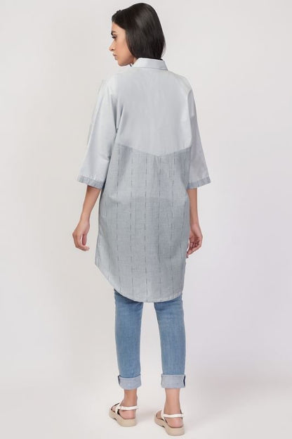 Dyed Embroidered Kurti