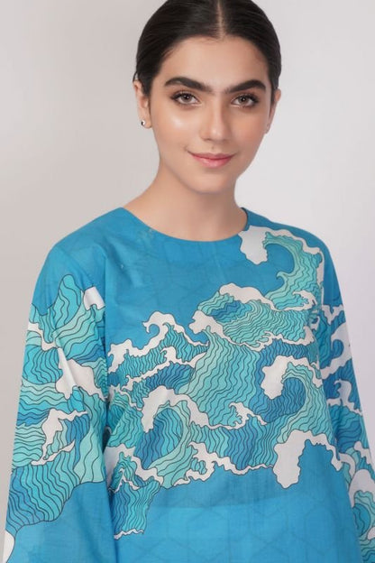 Printed Lawn Kurti